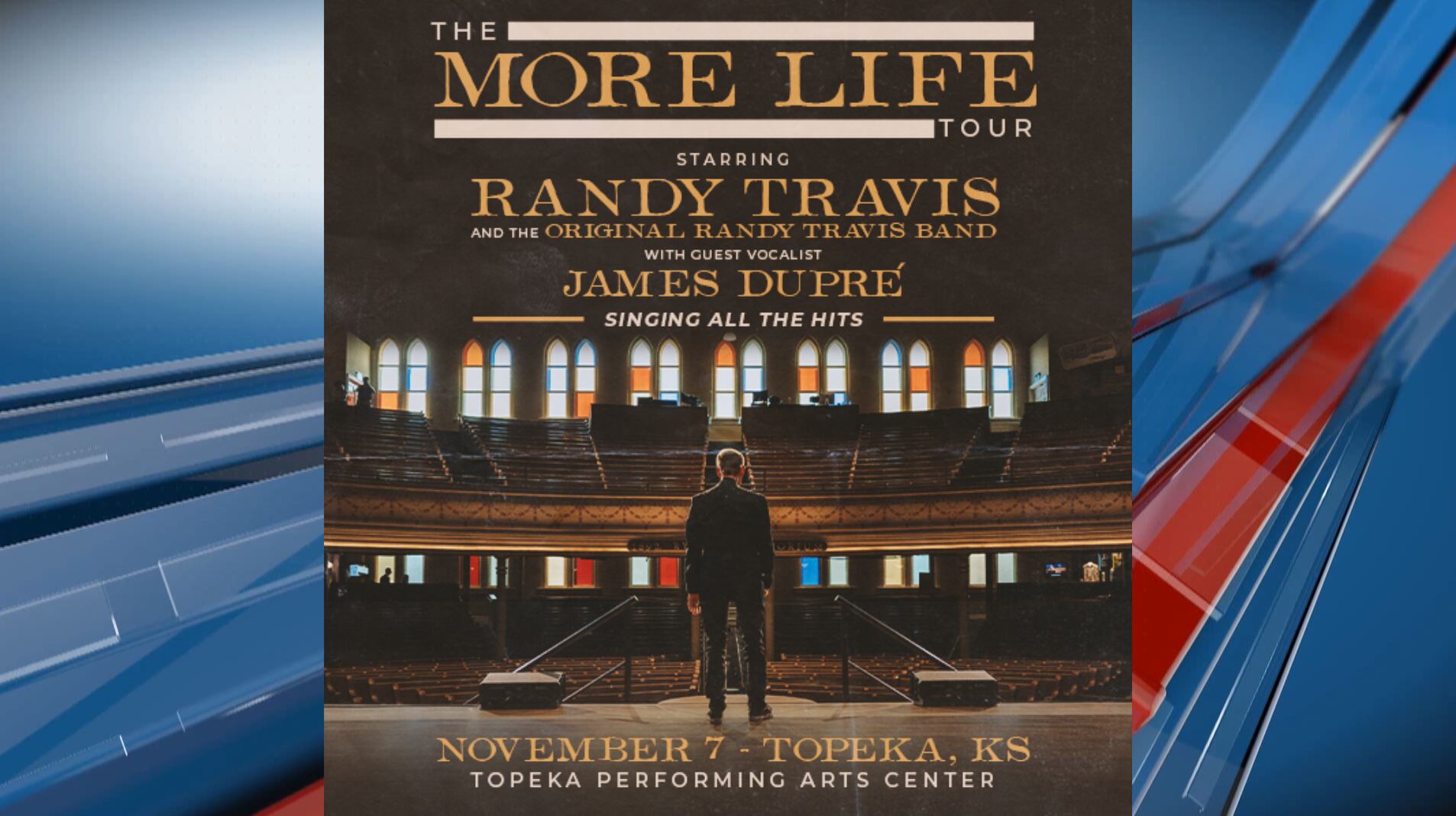 Randy Travis 2026–2027 concert poster
